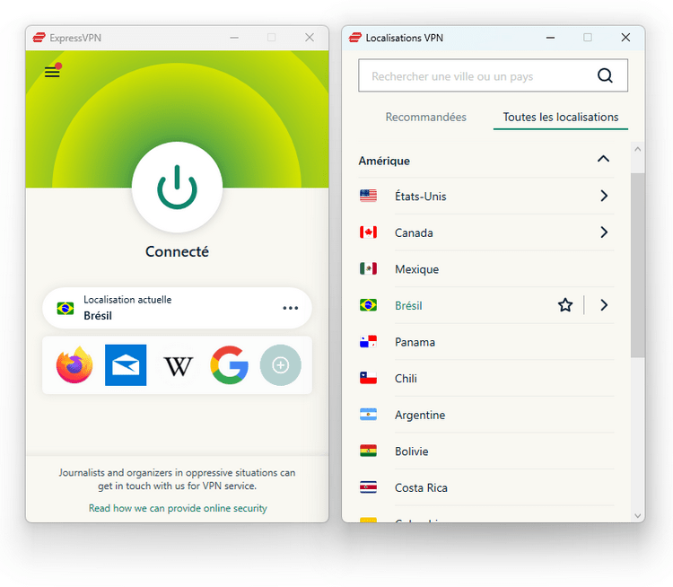 ExpressVPN (Brésil)