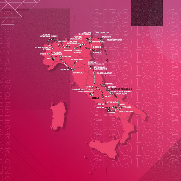 Giro d'Italia 2023 - Parcours