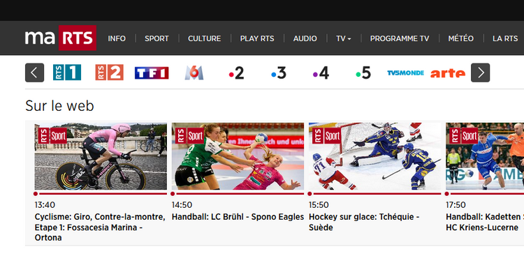 Giro sur RTS Sport